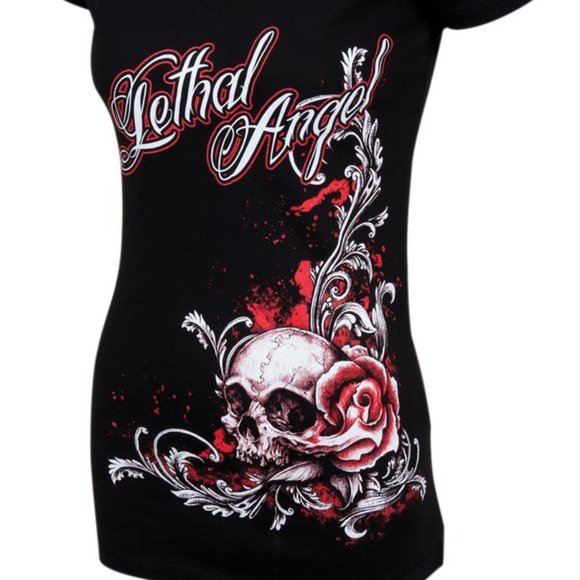 New Ladies LETHAL THREAT TEE - Picture 1 of 4
